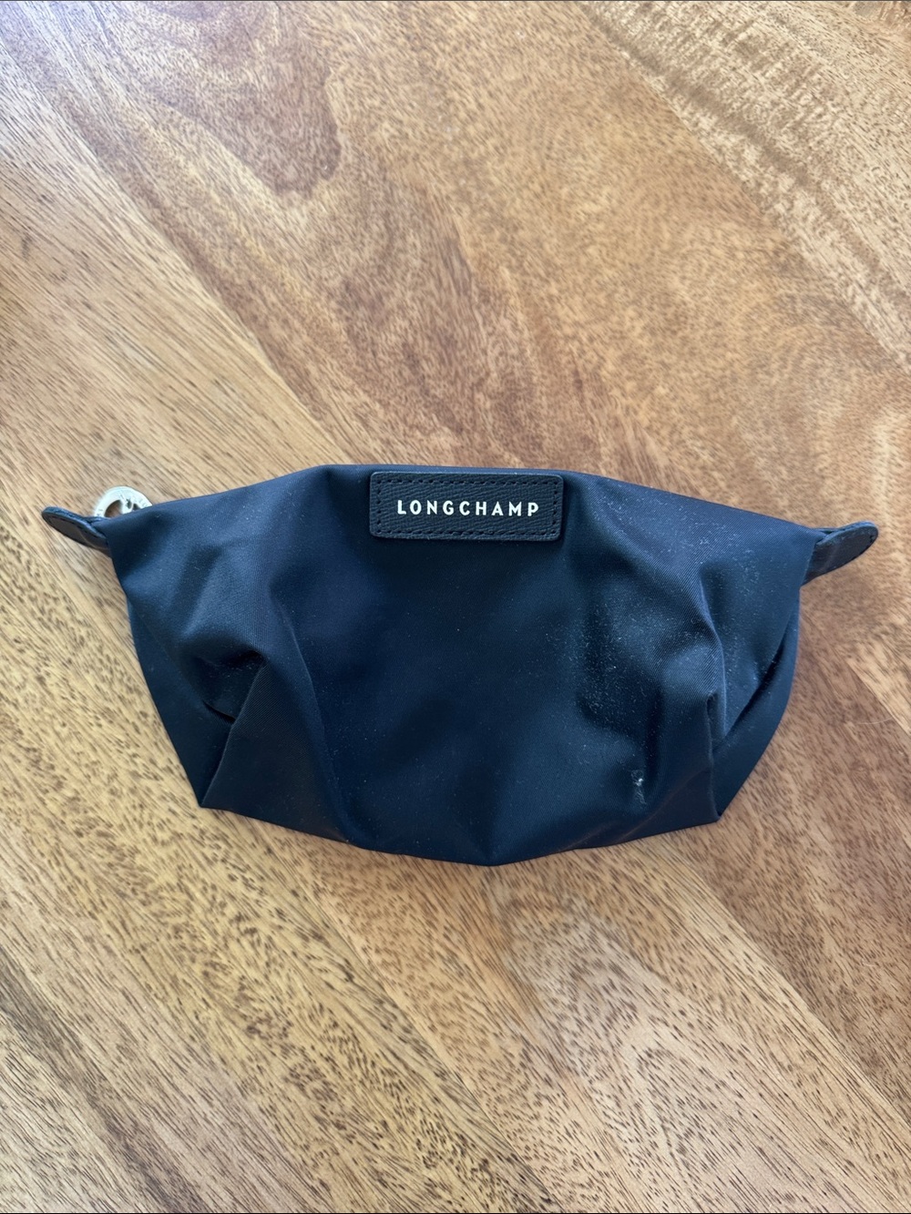 Longchamp Black Nylon Toiletry Pouch